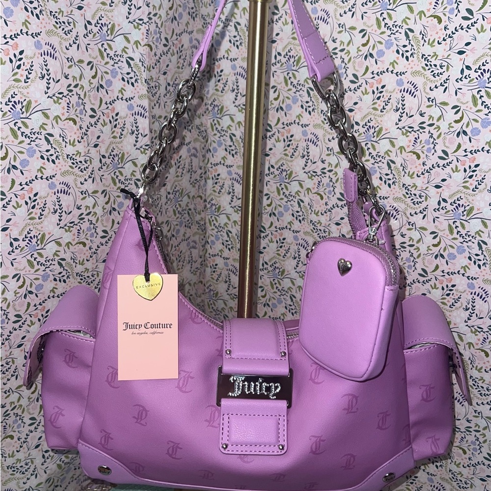 Juicy Couture Y2Cute Hobo Shoulder Violet Purple Bag